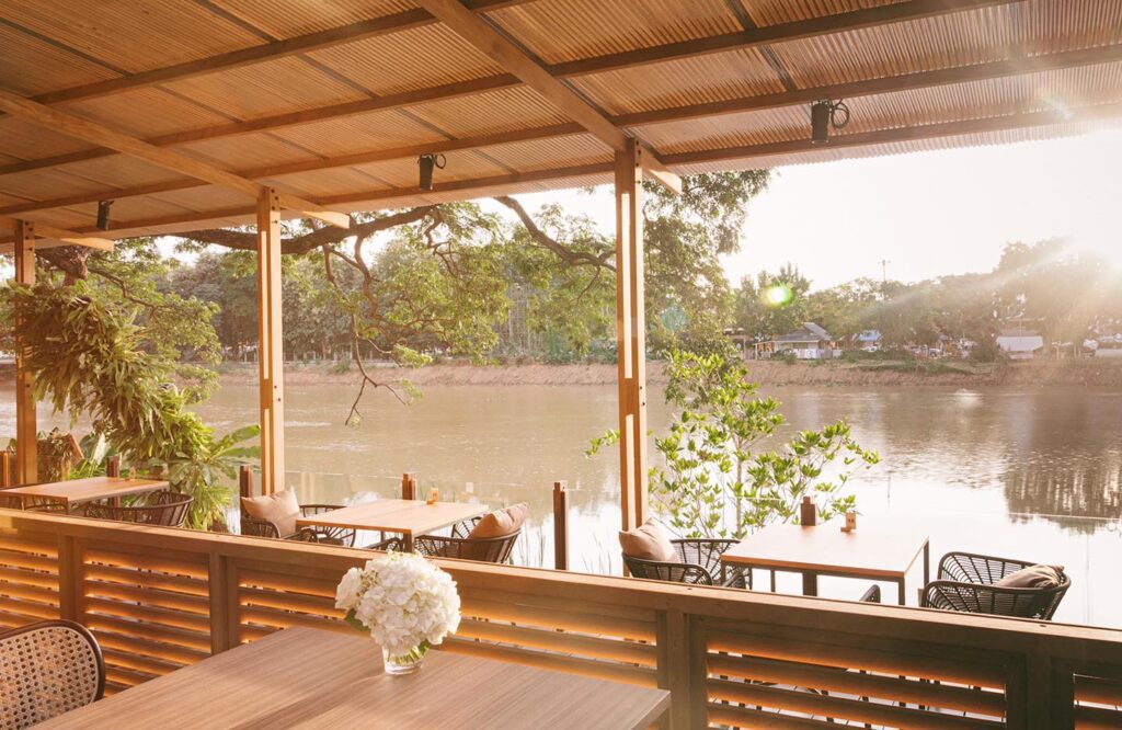 Deck One​ Explore Riverside Restaurants Along the Ping River with Welo E-Bike