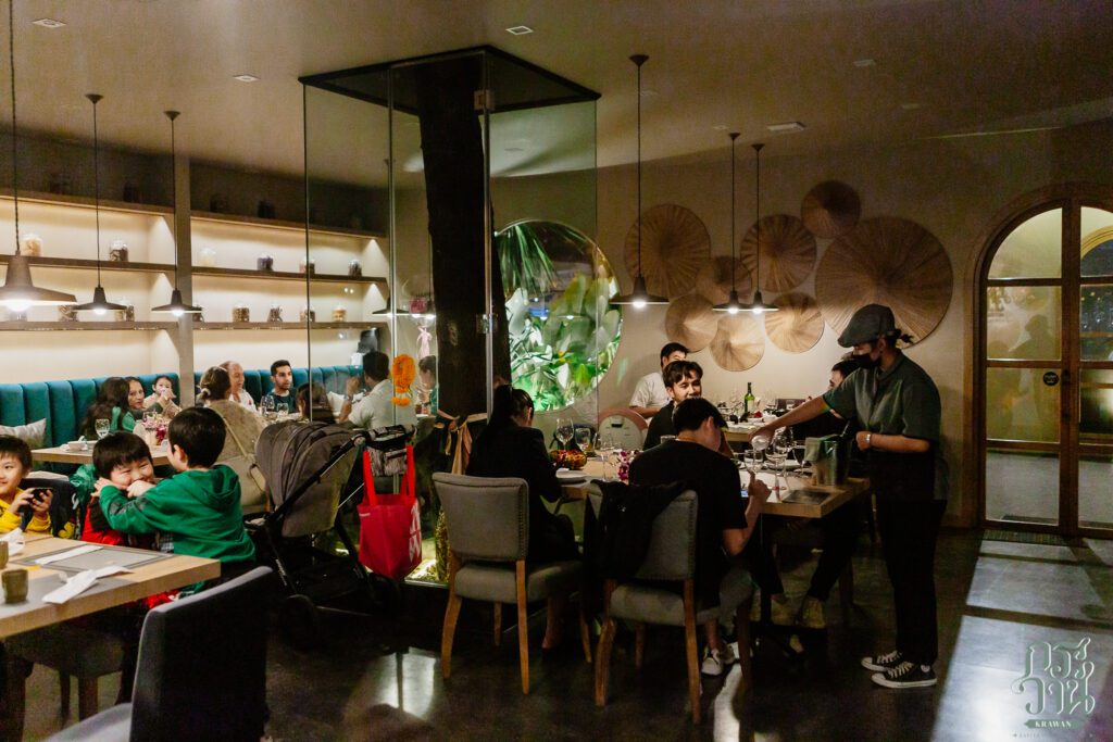 Krawan Eastern Thai Cuisine & Bar Explore Riverside Restaurants Along the Ping River with Welo E-Bike