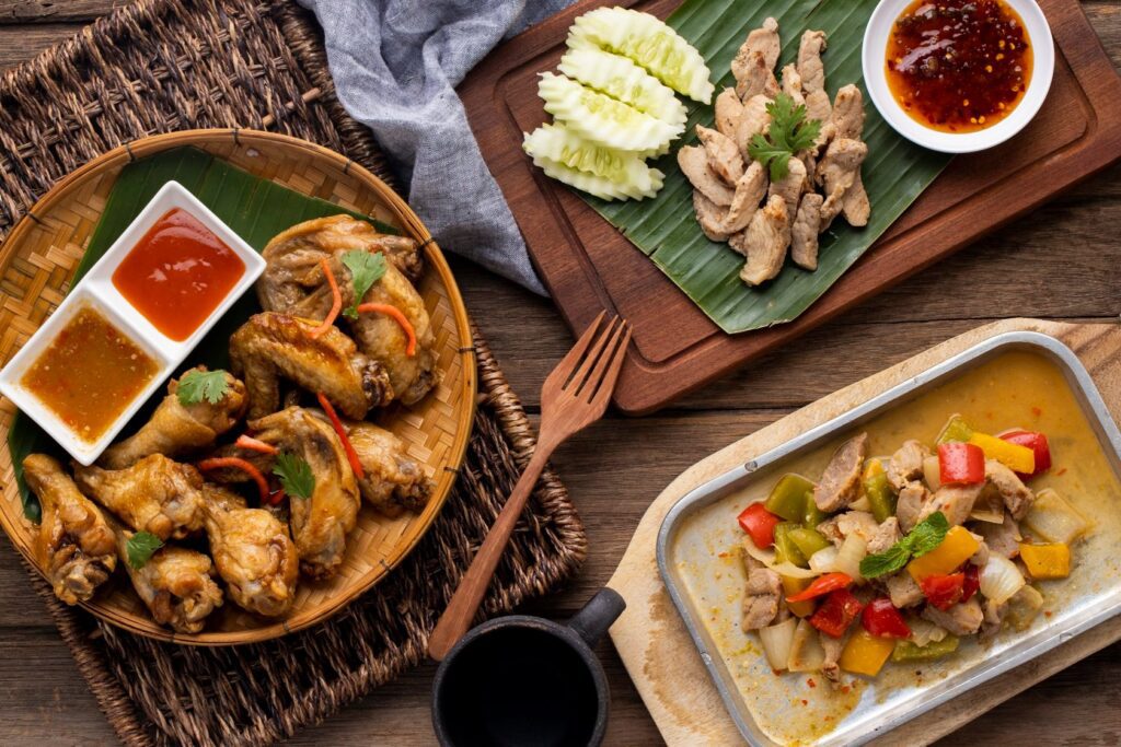 Krawan Eastern Thai Cuisine & Bar Explore Riverside Restaurants Along the Ping River with Welo E-Bike