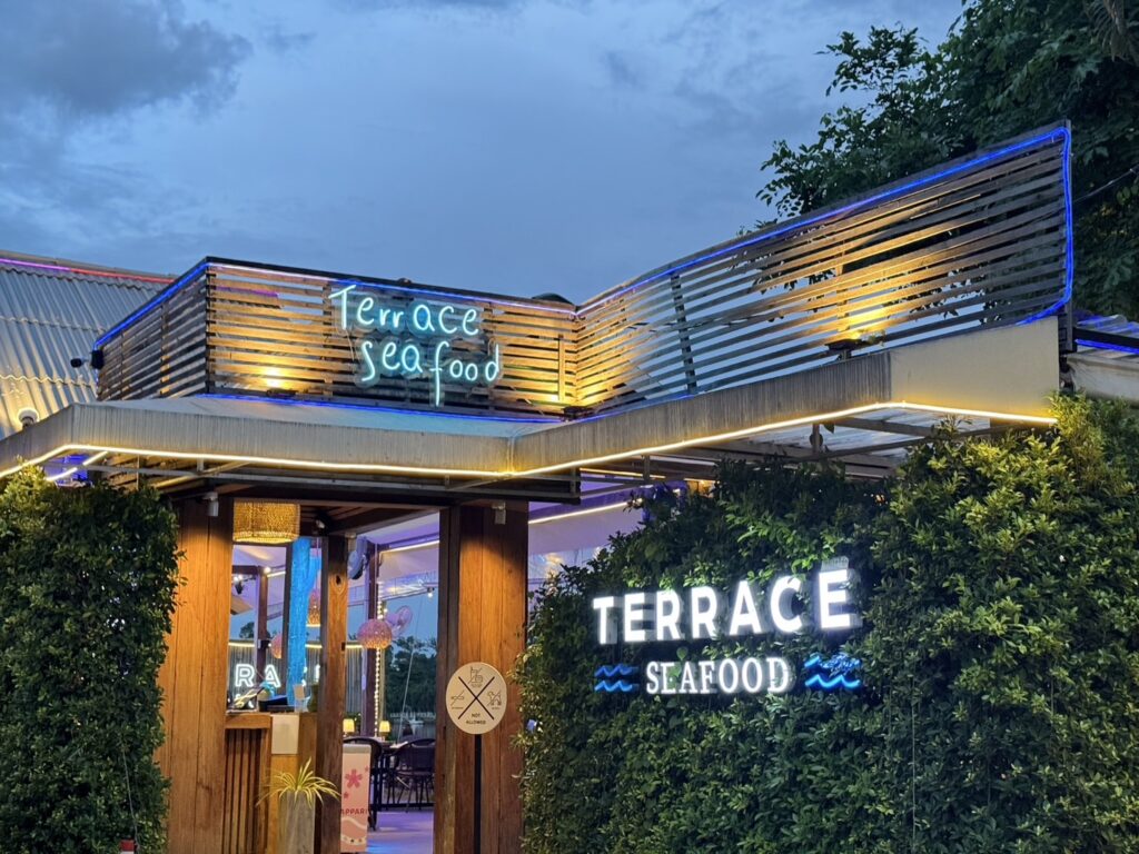 Terrace Seafood Explore Riverside Restaurants Along the Ping River with Welo E-Bike