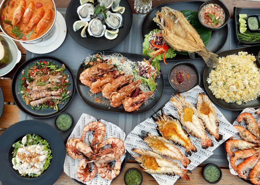 Terrace Seafood Explore Riverside Restaurants Along the Ping River with Welo E-Bike